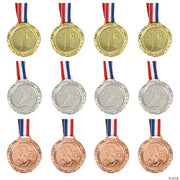 1st 2nd 3rd Place Award Medals - 12 Pieces