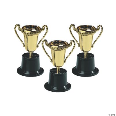 Gold Trophies - 12 Pieces