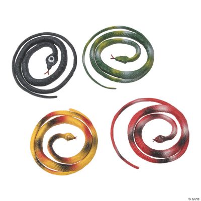 Vinyl Coiled Snakes - 12 Pieces