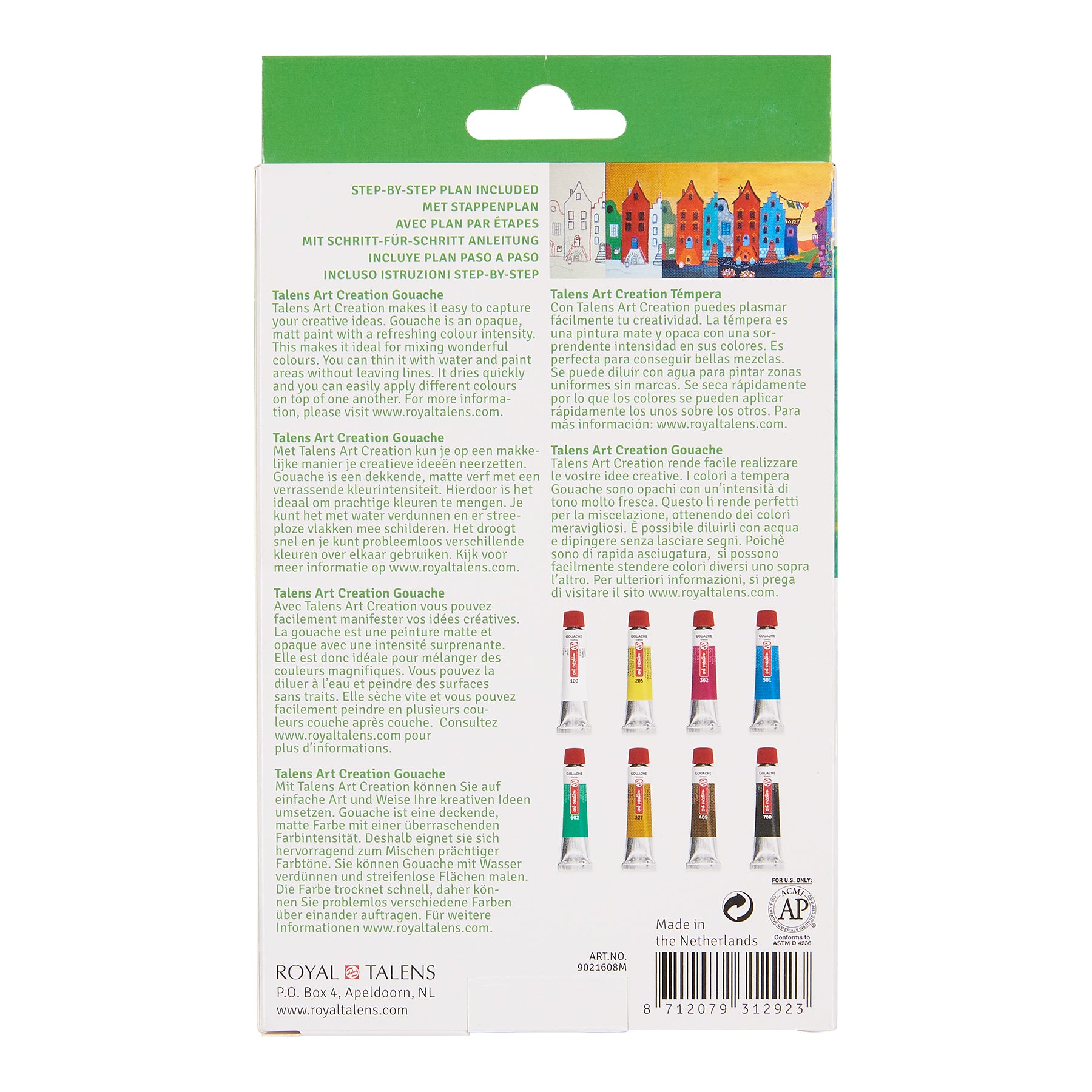 Gouache Set, 8 x 12mL