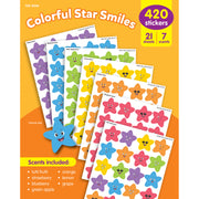 Colorful Star Smiles Smelly Stickers Variety Pack