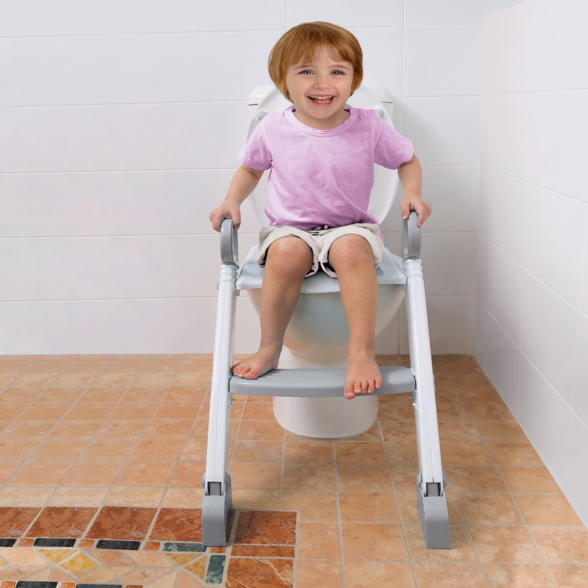 Dreambaby® Step-Up Toilet Topper, Gray/White