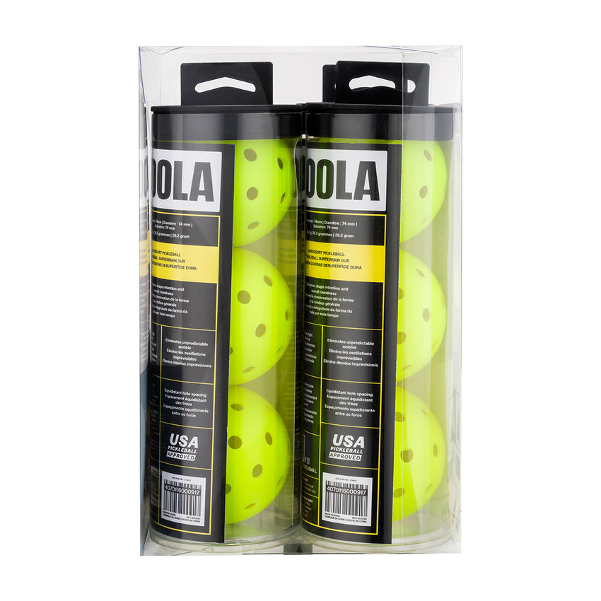 JOOLA HC-40 Pickleball Balls - Yellow - 12 Pack (Global)