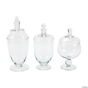 Glass Jar Set - 3 Pieces