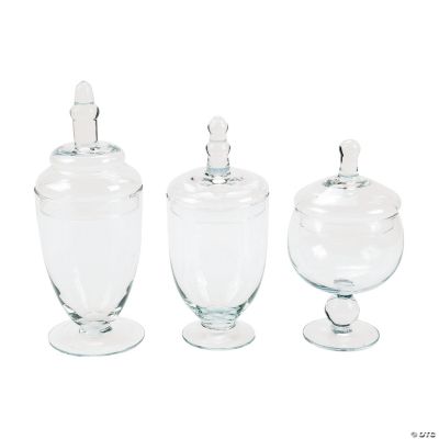 Glass Jar Set - 3 Pieces