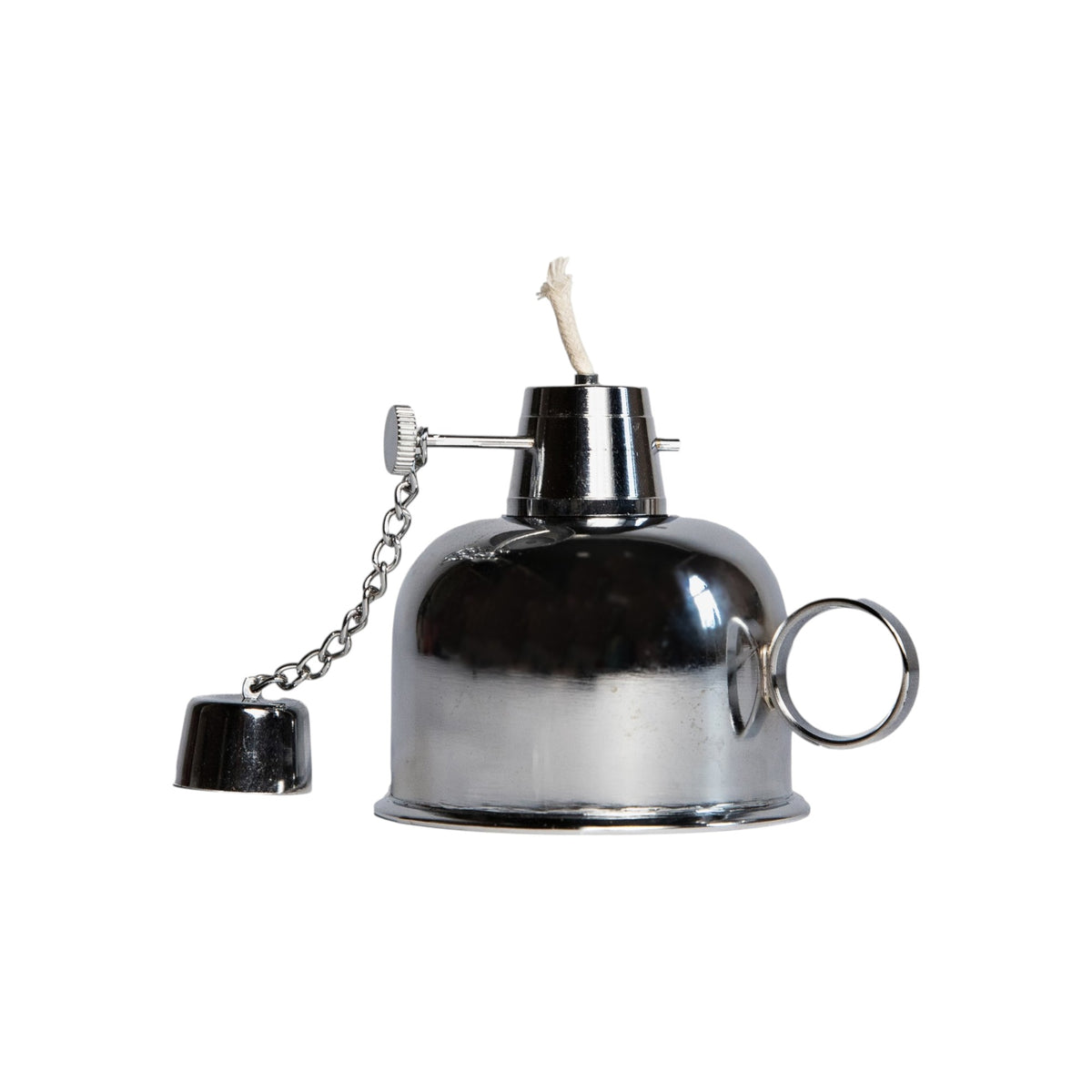 Alcohol Burner, Metal Canister and Cloth Wick, 150ml