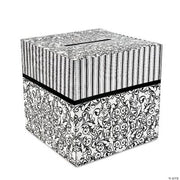 Black & White Design Card Box - 1 Piece