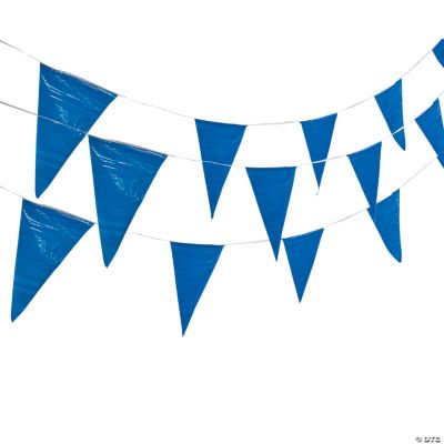 Blue Pennant Banner - 1 Piece
