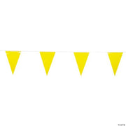 Yellow Pennant Banner - 1 Piece