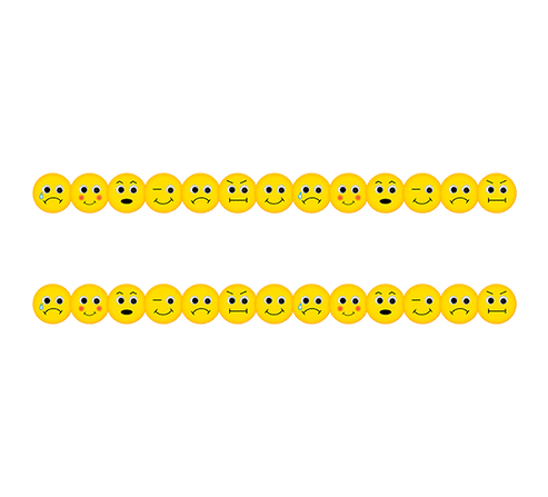 Border - 12 Strips Ea. 3"x36" - Emotions Die-Cut