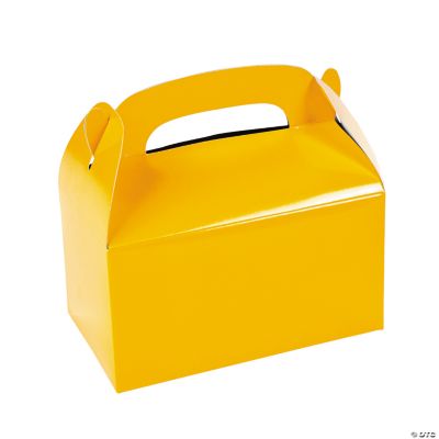 Yellow Treat Boxes - 12 Pieces