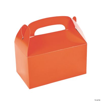Orange Treat Boxes - 12 Pieces