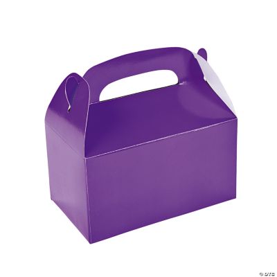 Purple Treat Boxes - 12 Pieces