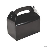 Black Treat Boxes - 12 Pieces