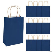 Med Navy Craft Bags - 12 Pieces