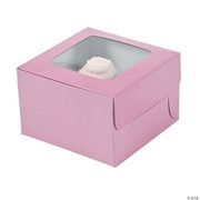 Light Pink Cupcake Box - 12 Pieces