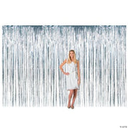 Lg Silver Fringe Decoration - 1 Piece