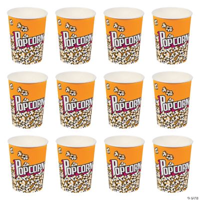Popcorn Paper Cup - 12 Pieces