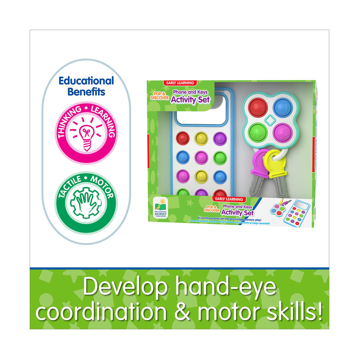 POP & DISCVR PHONE KEYS ACTIVITY ST