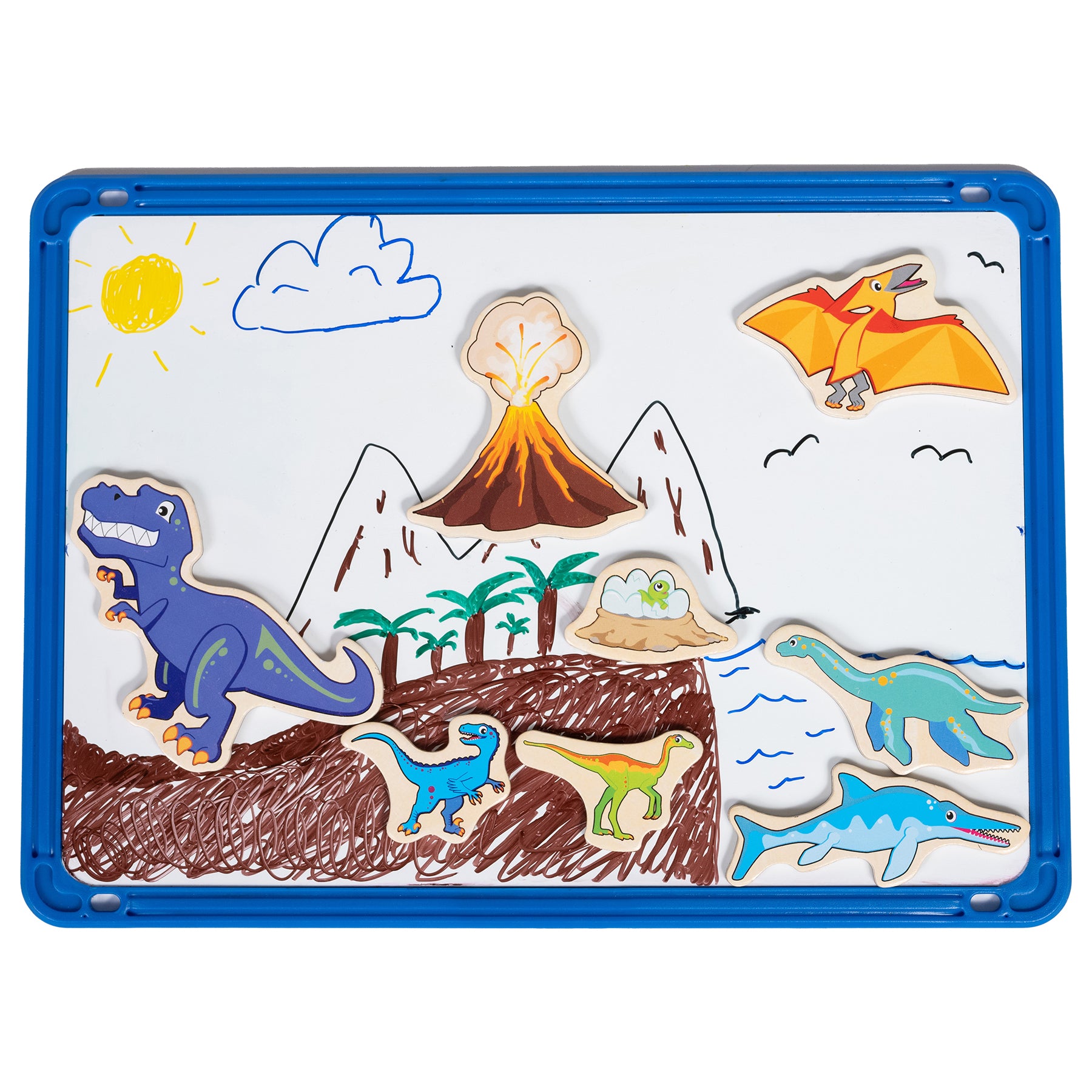 Wooden Magnets - Dinosaurs - Set of 20