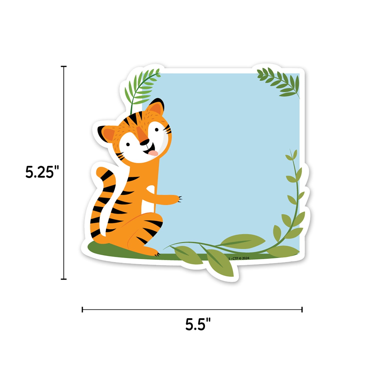 Jungle Friends 6" Designer Cut-Outs, Pack of 36