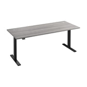 Bush Business Furniture Move 60 Series 72W x 30D Electric Height Adjustable Standing Desk in Platinum Gray with Black Base - 71.02" Width x 29.37" Depth x 47.69" Height