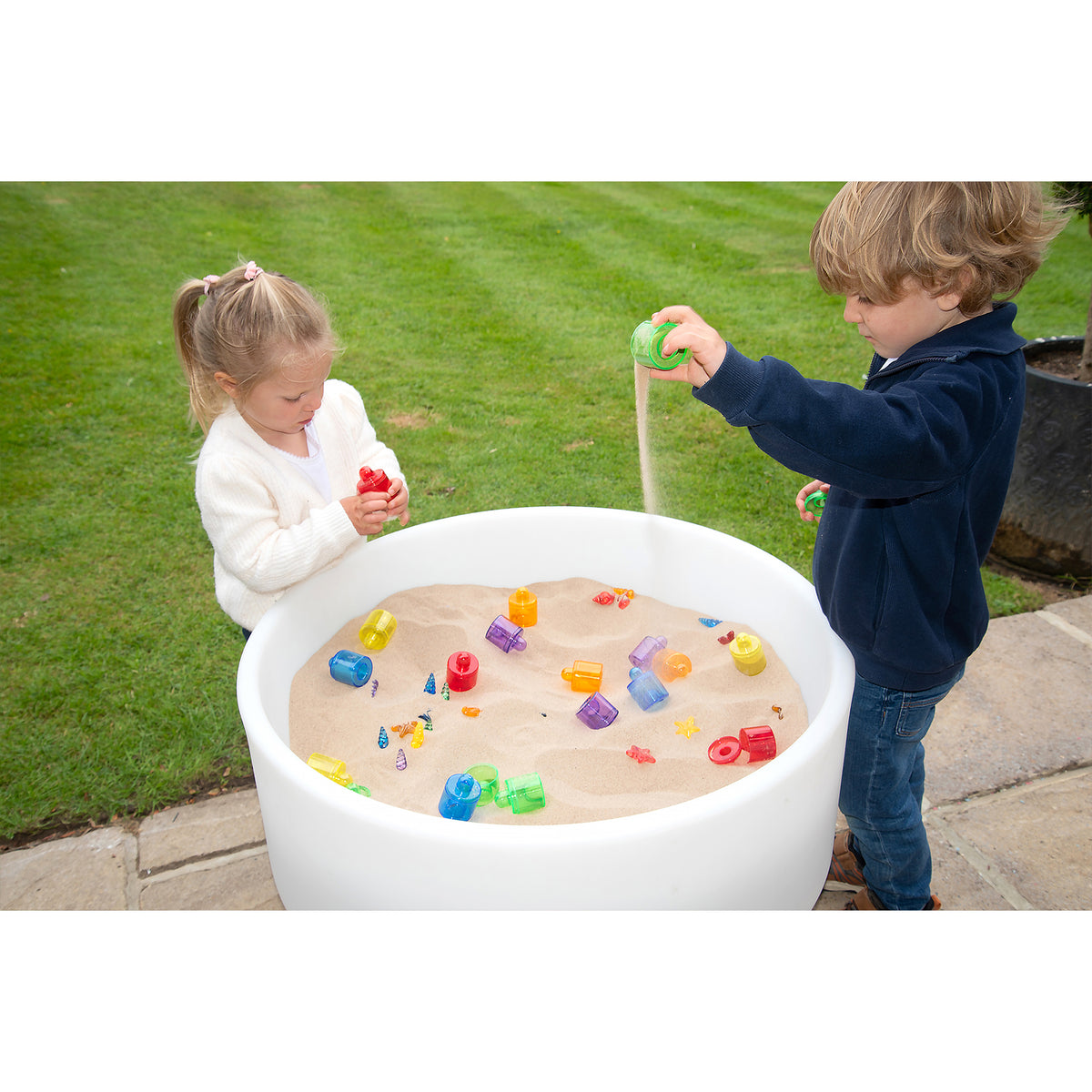 TRANSLUCENT COLOR POTS SET OF 18
