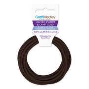 DKBRN LEATHER CRAFT CORD 2MM RND 2M