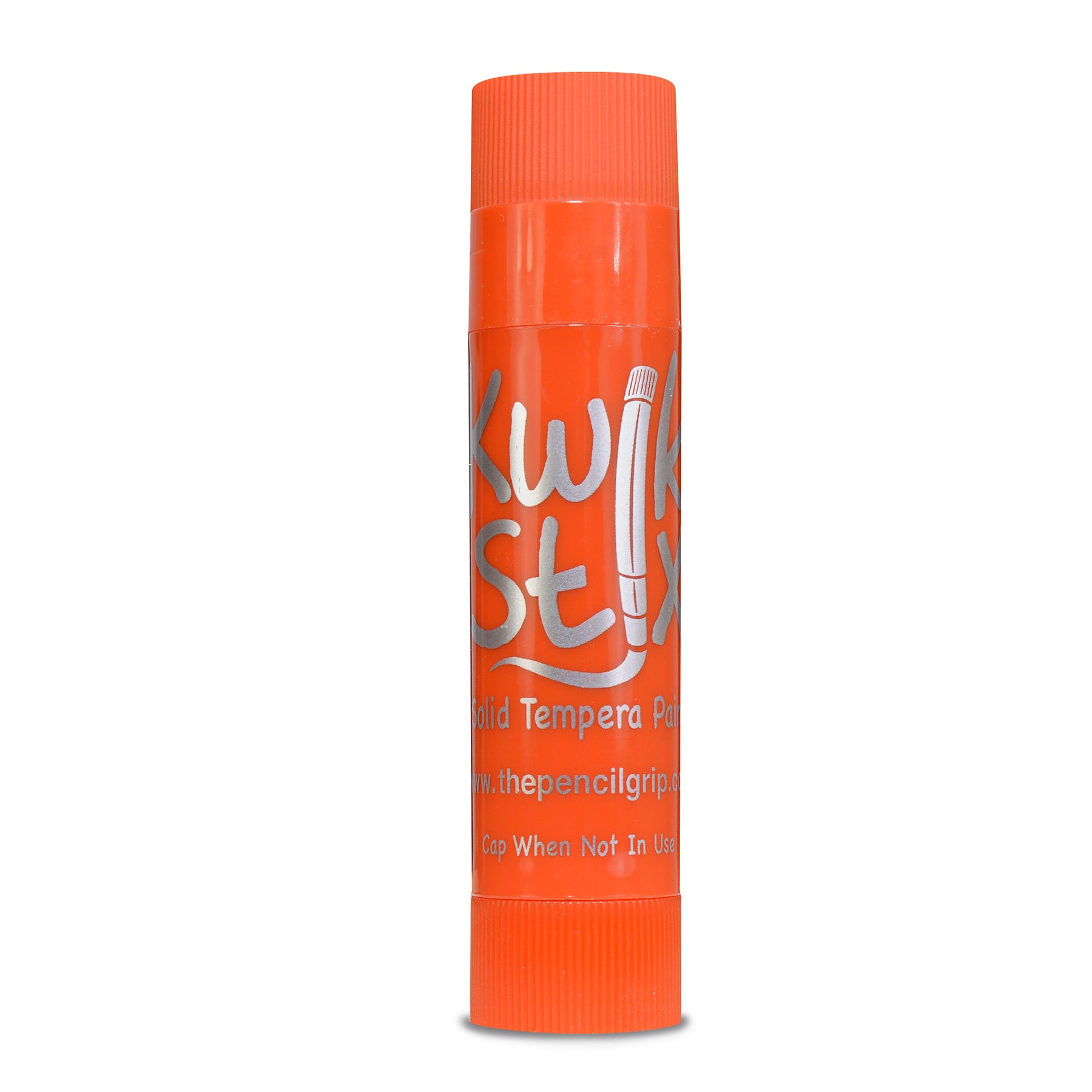 Solid Tempera Paint Sticks, Single Color Pack, Orange, Pack of 12