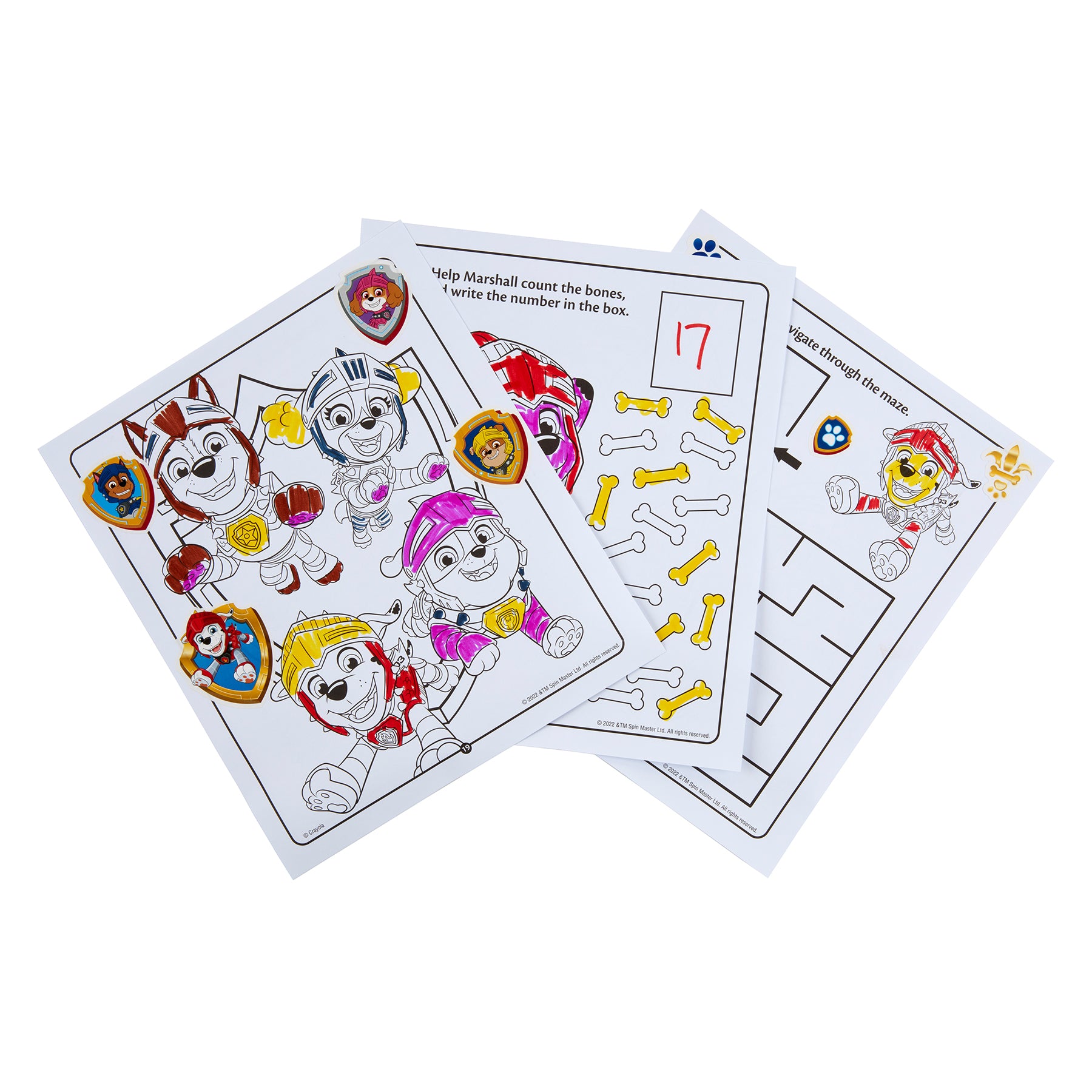Color & Sticker Activity Set, Paw Patrol