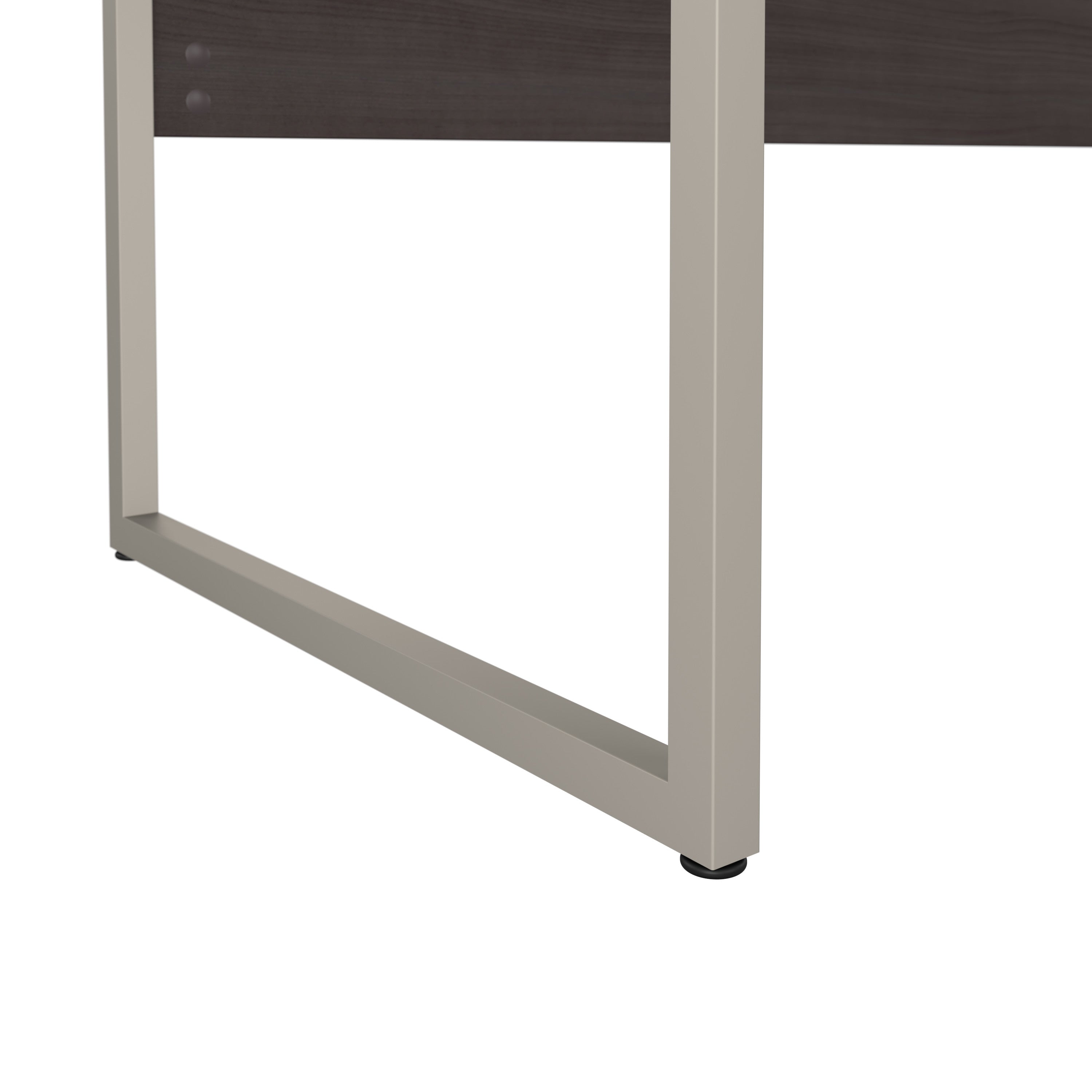 Bush Business Furniture Hybrid 48W x 24D Computer Table Desk with Metal Legs in Storm Gray - 47.6" Width x 23.35" Depth x 29.91" Height