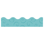 Teal Swirls Terrific Trimmers®, 39 Feet
