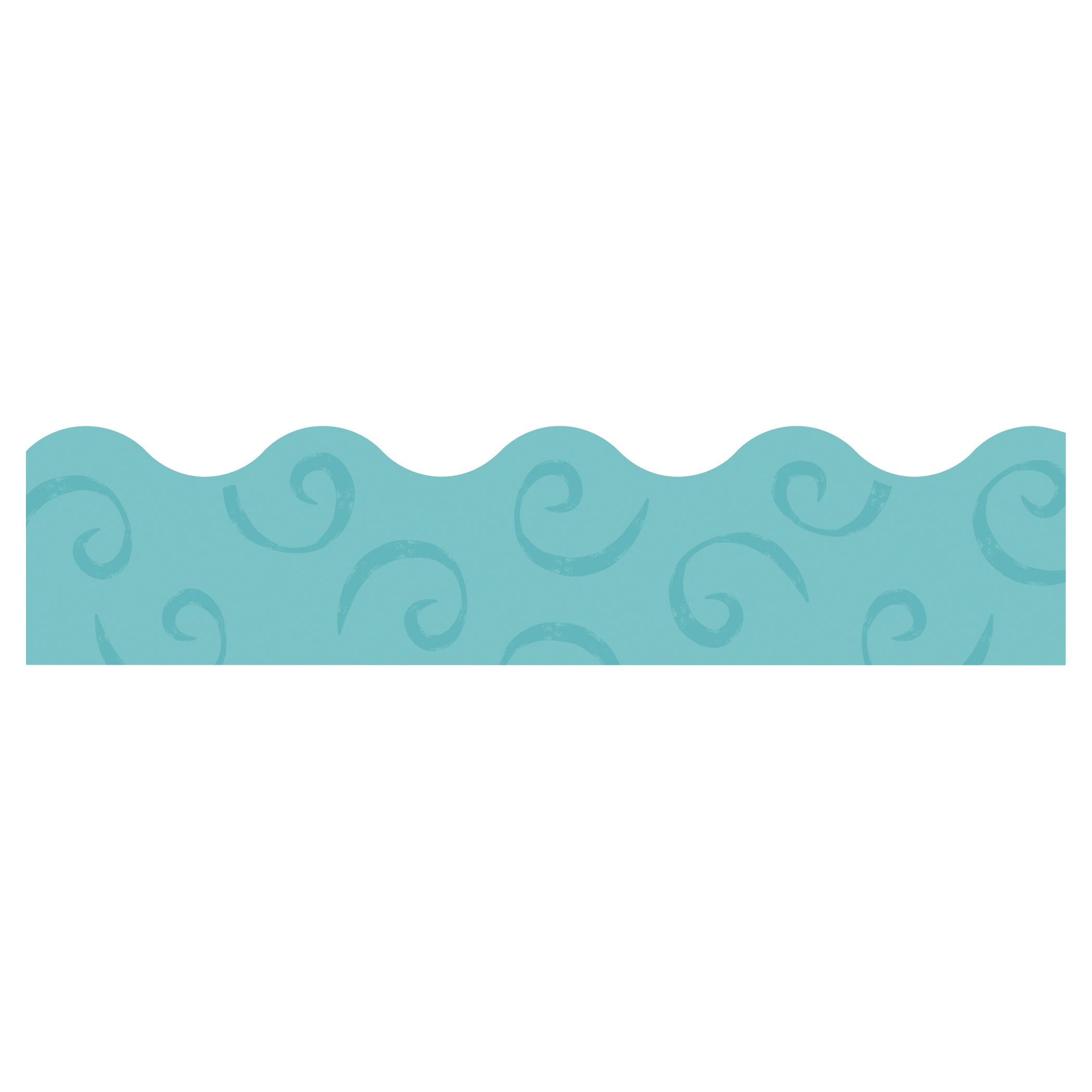 Teal Swirls Terrific Trimmers®, 39 Feet