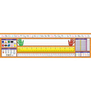 Traditional Manuscript Spanish Desk Plates, 19" x 5", Pack of 36