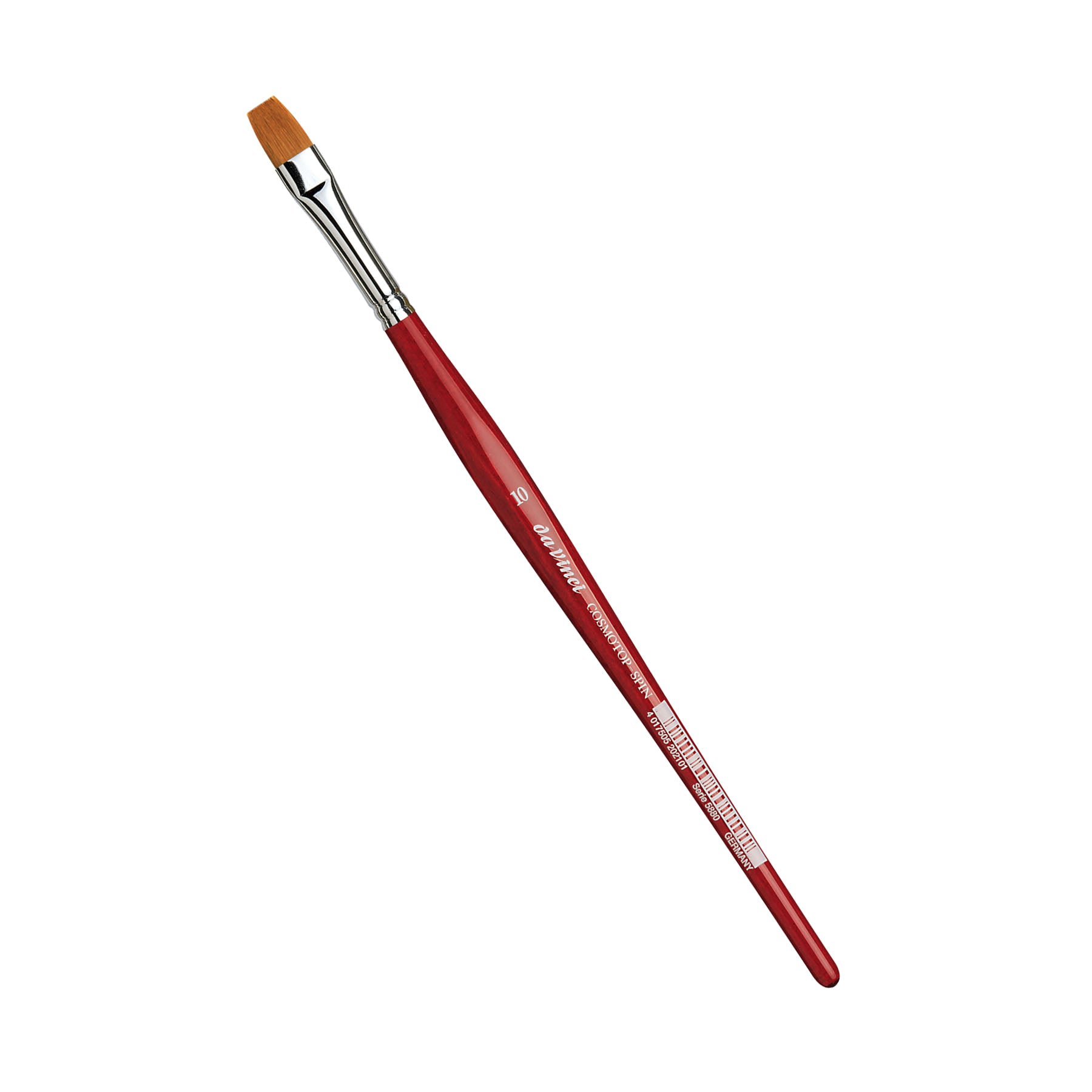 COSMOTOP-SPIN Silkpainting Brush, Synthetic, Watercolor, Flat, Size 10