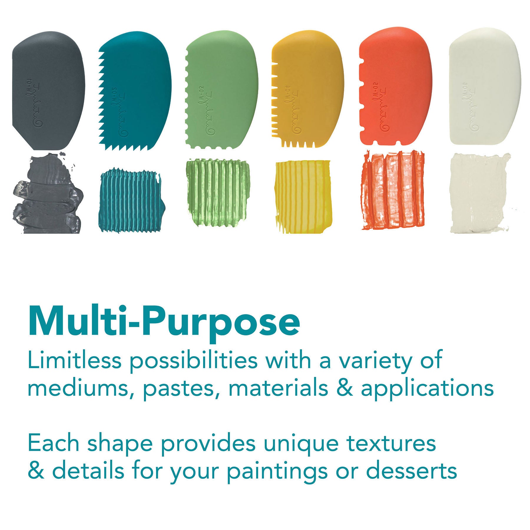 Catalyst Tool Wedge, Silicone, Mixed Media Paintbrush, Green, Size 3, 1 Count