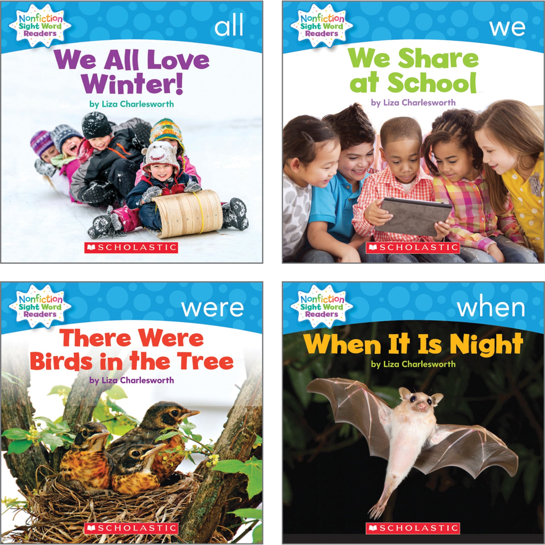 Nonfiction Sight Word Readers Classroom Tub, Level B, 6 Copies of 25 Titles