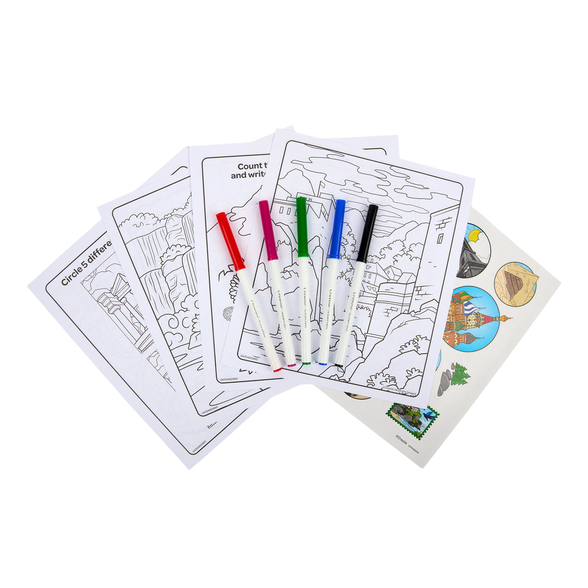 SUPERTIPS COLOR & STICKER ACTIVITY