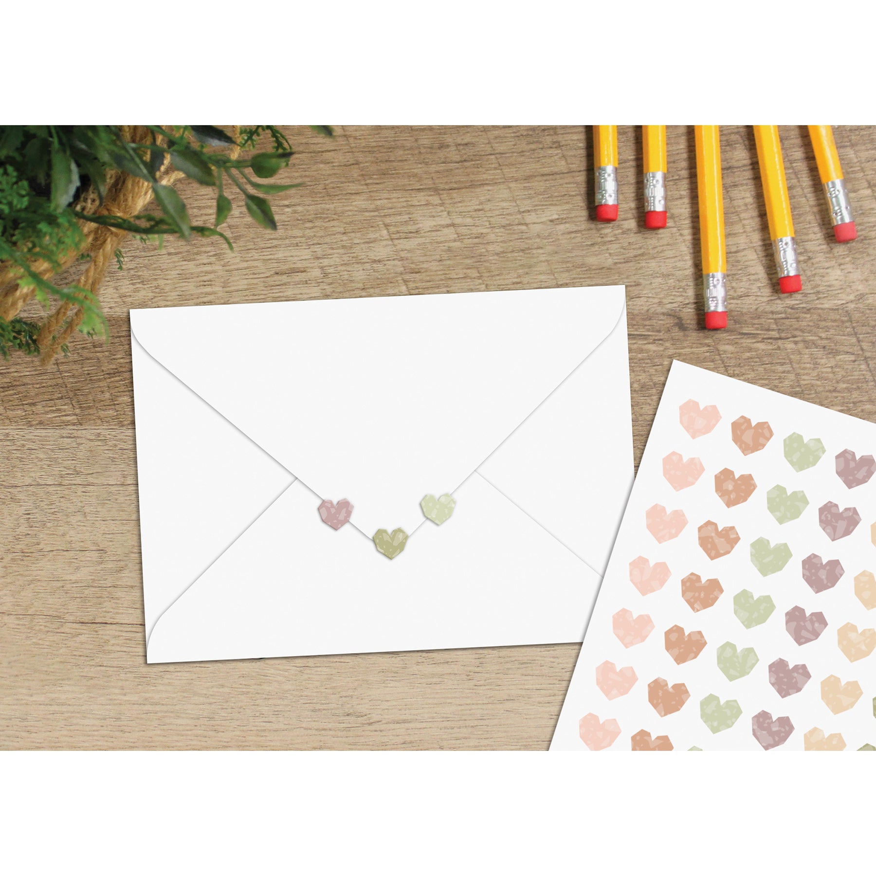 Terrazzo Tones Hearts Mini Stickers, Pack of 378
