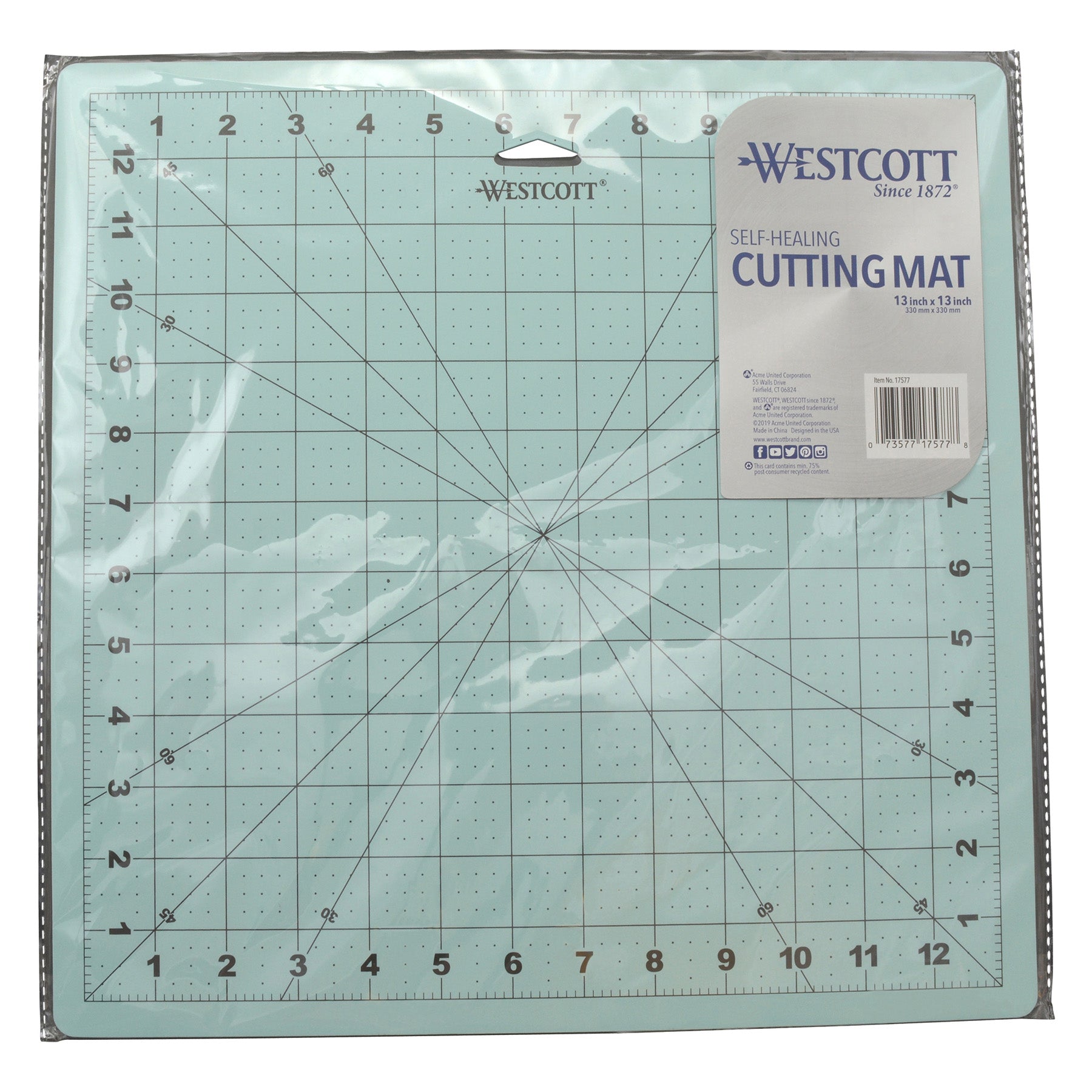 Self-Healing Cutting Mat, 12" x 12"