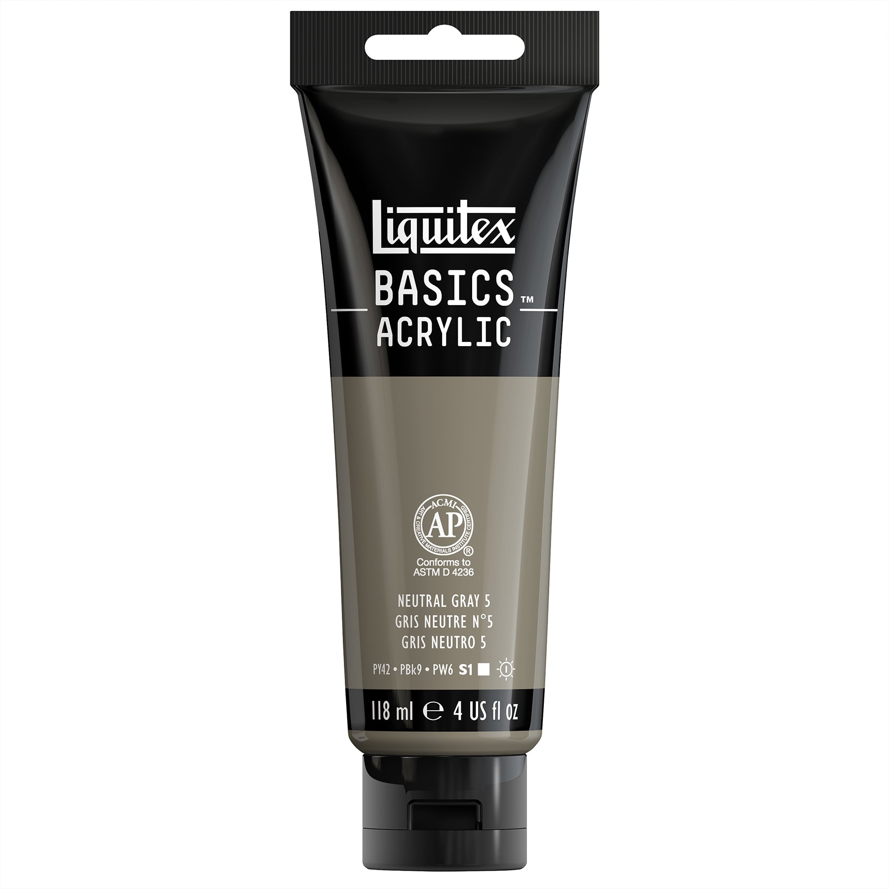 LQ BASICS 118ml tube - Neutral Gray Value 5