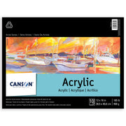 Artist Series Acrylic Pad, Foldover Binding, 10 Sheet, 12x16 inch, 1 Count