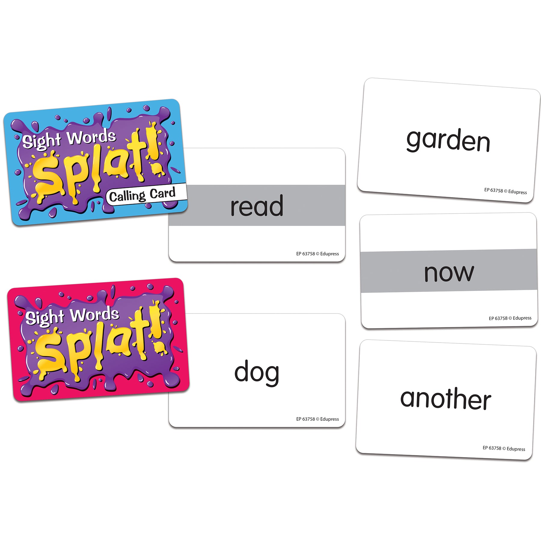 Sight Words Splat Game, Grades 1-2