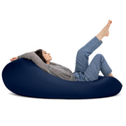Nimbus Spandex Bean Bag Chair, Large, Navy