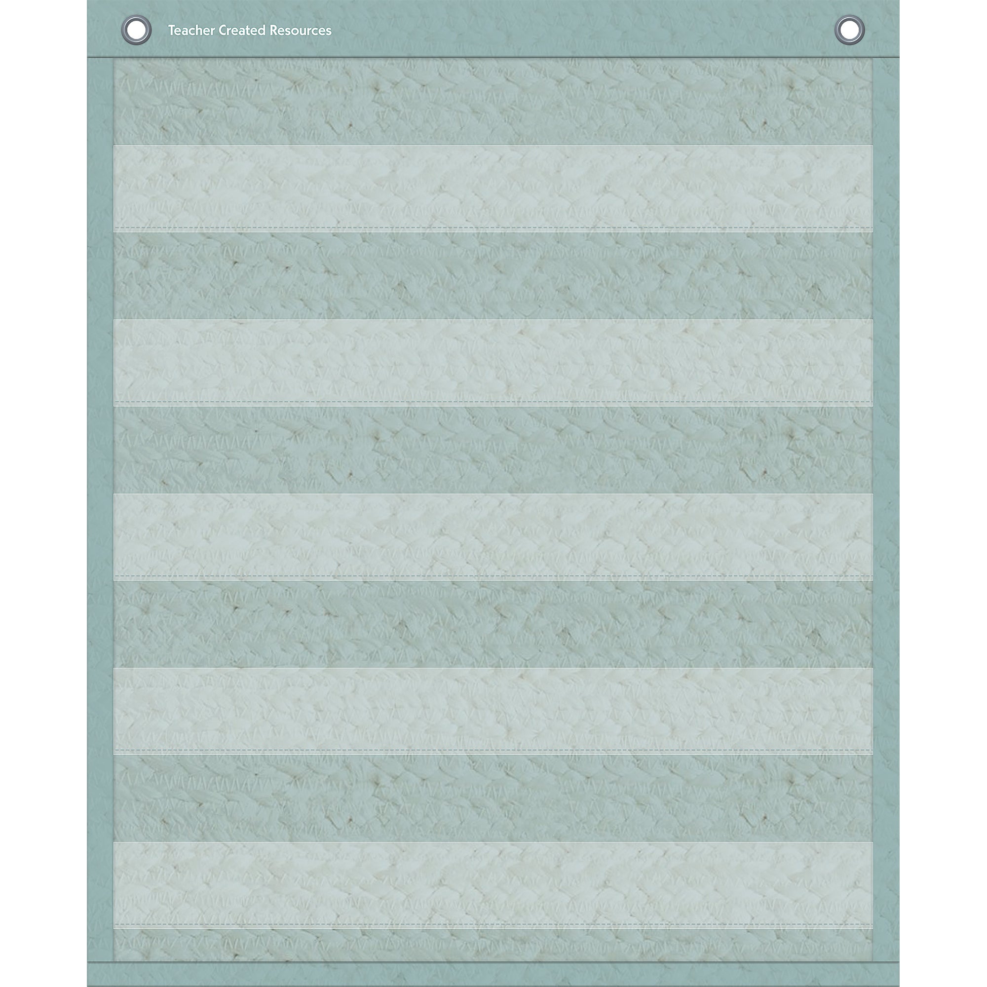 Woven Magnetic Mini Pocket Charts, 14" x 17", Set of 4