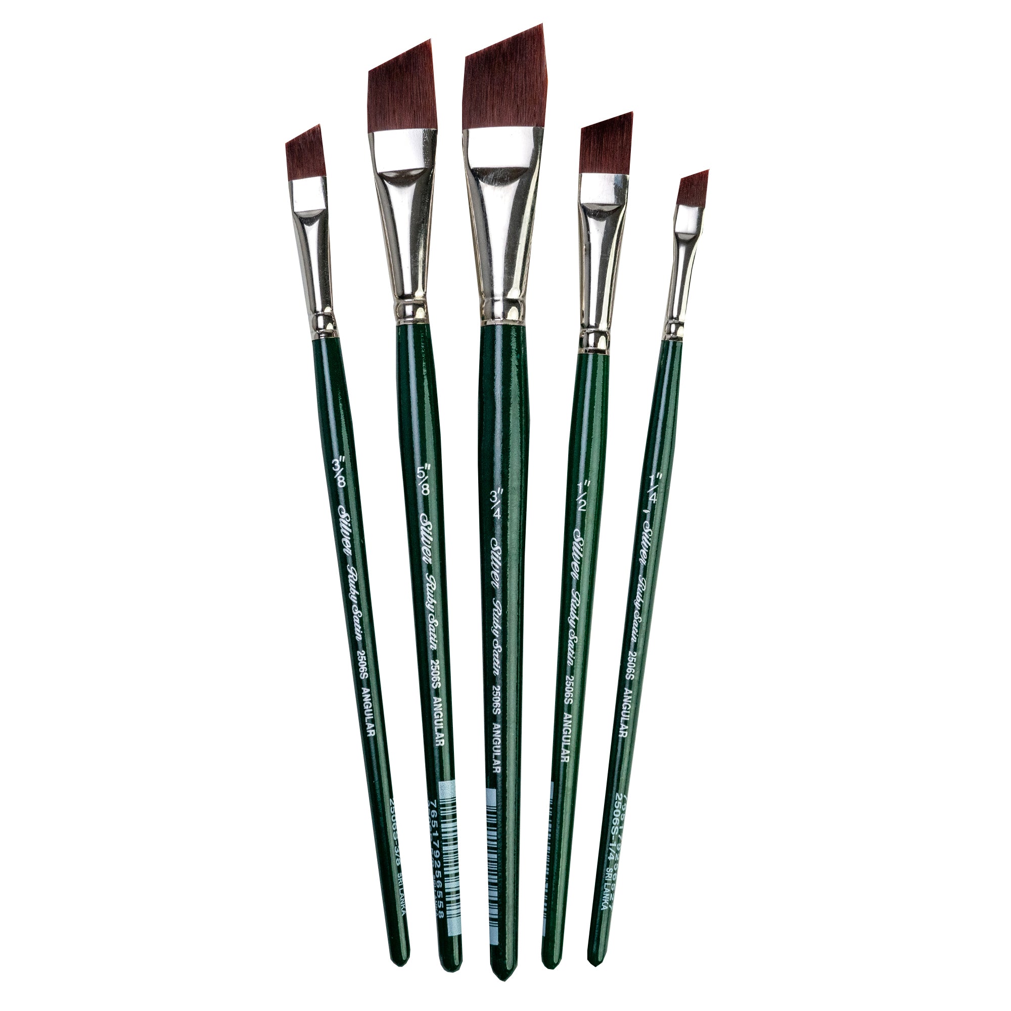 Ruby Satin Angles, 5 Brushes