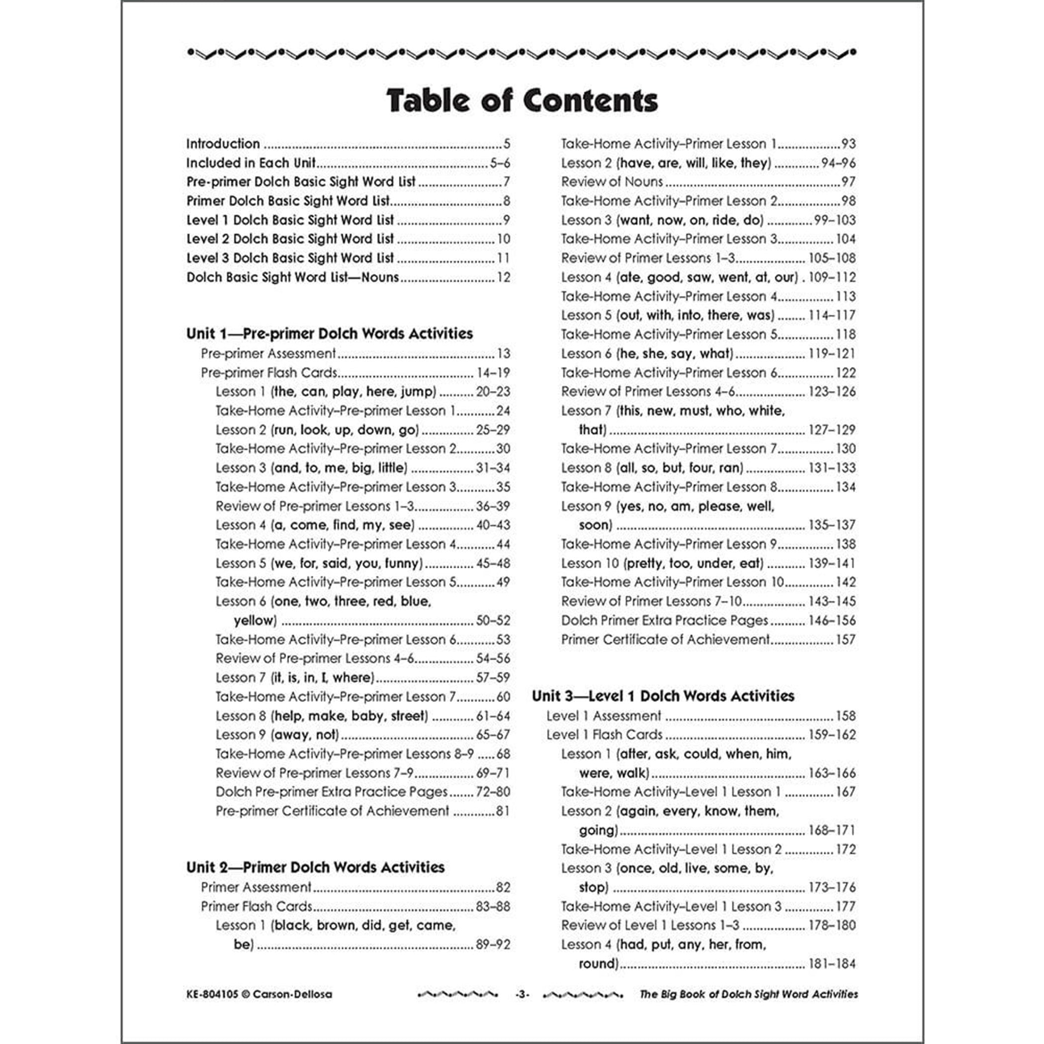 The Big Book of Dolch Sight Word Activities Resource Book, Grade K-3, Paperback