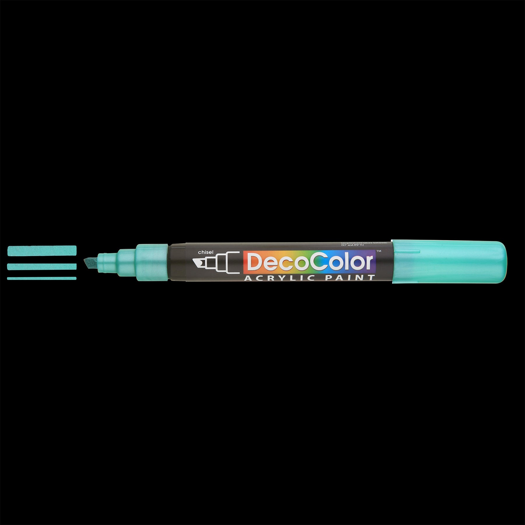 DecoColor® Acrylic Paint Pen, 315M-S, Chisel Tip, Metallic Green