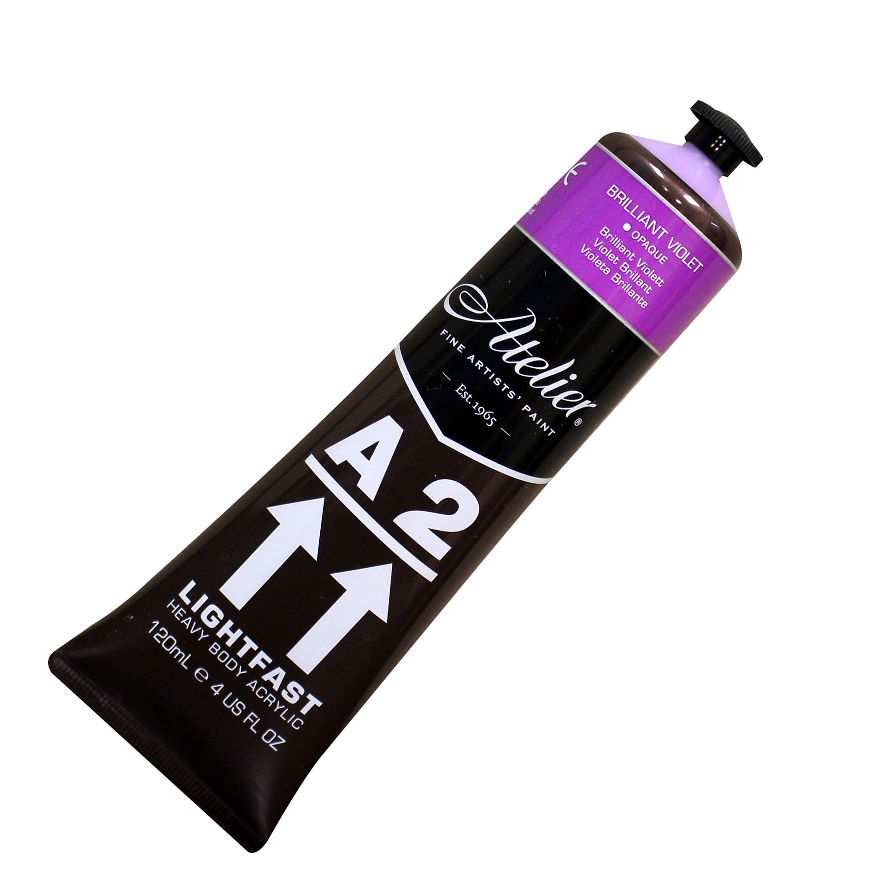A2 Heavy Body Lightfast Artist Acrylic, 4 oz., Brilliant Violet