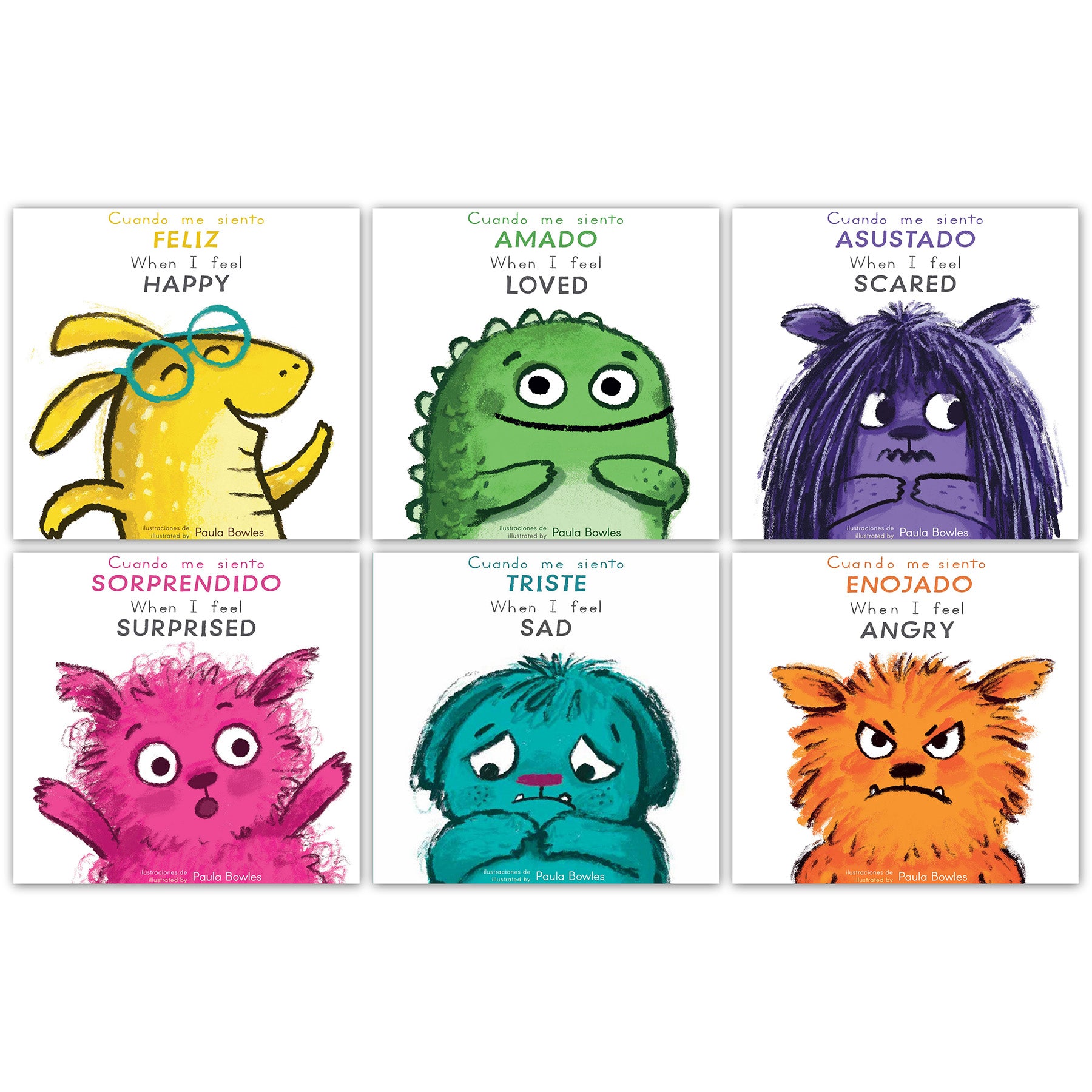 First Feelings: Bilingual Spanish & English, 6-Book Set